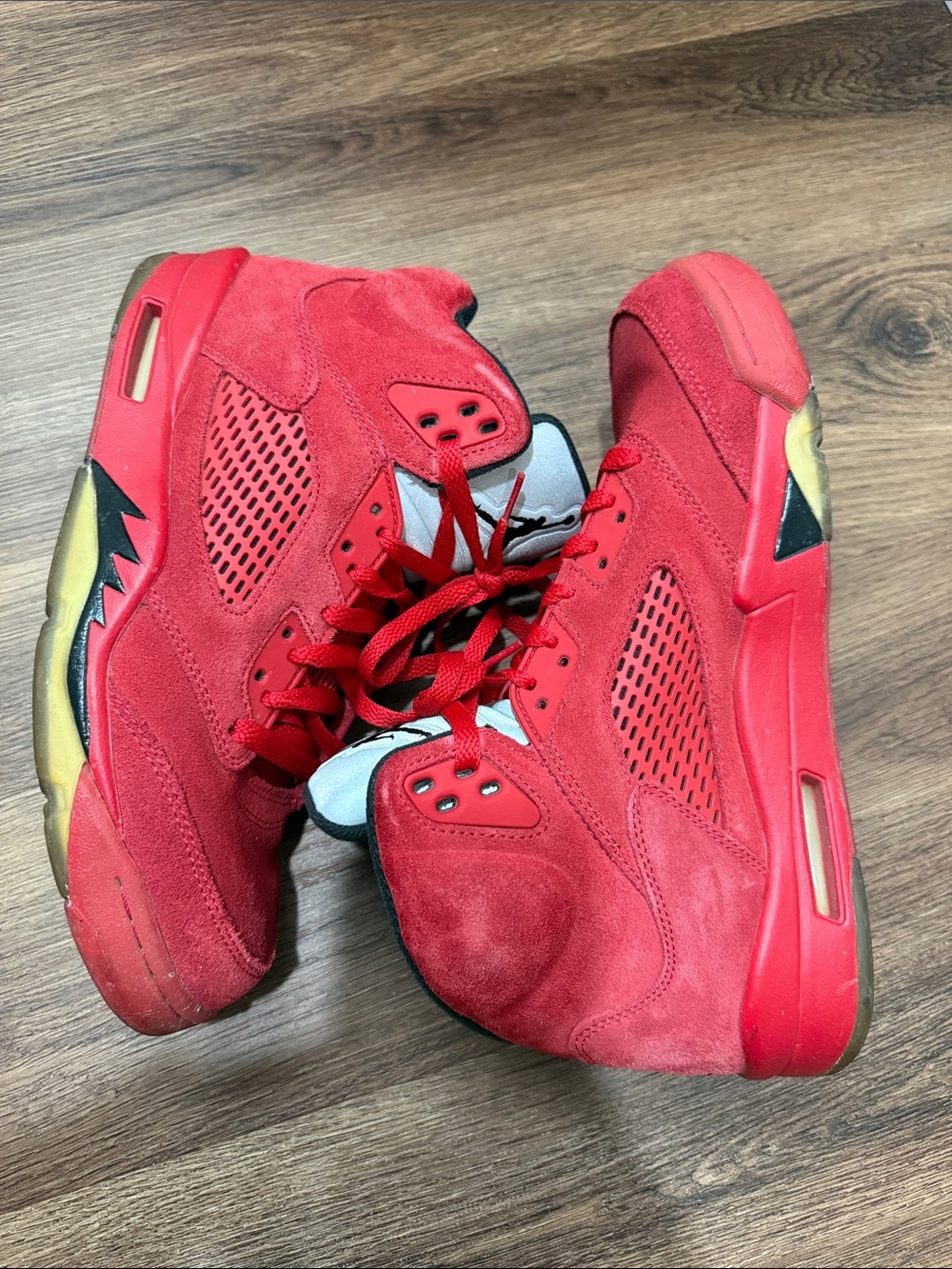 Men's Air Jordan 5 “Red Suede”